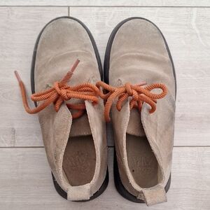 Zara Kids Suede Shoes with Orange Laces